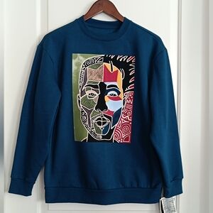 Target Black History Month Sweatshirt. Size XS . Color Blue